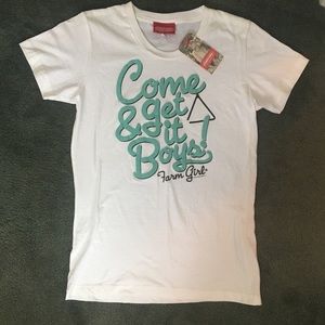 NWT Farm Girl Tee - Medium